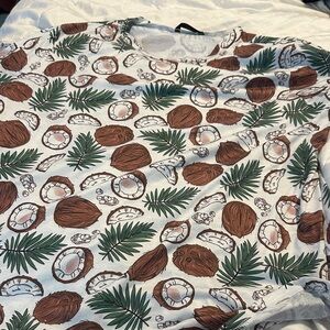 Coconut Print Short Sleeve Tee